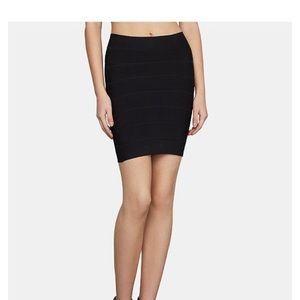 BCBG Black Bandage Skirt Size Medium